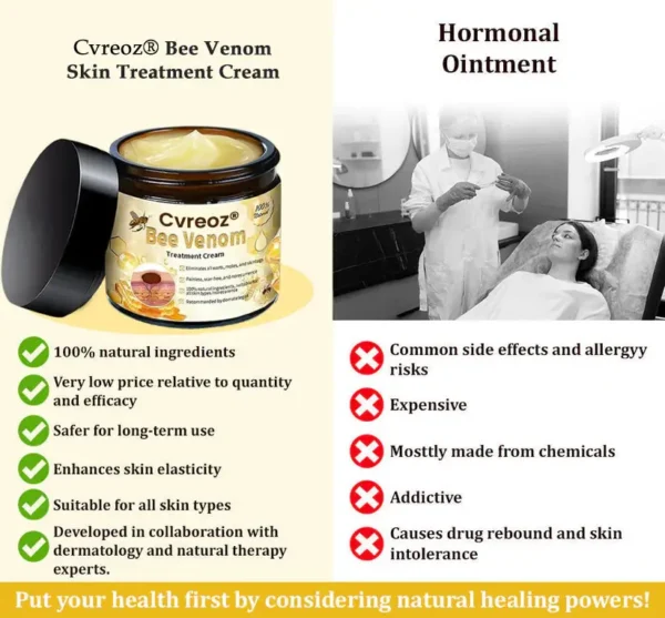 🌟 Official Store | Cvreoz® Bee Venom Skin Treatment Cream🚀LAST DAY 80% OFF(Sagging Skin, Fine Lines, Loss of Firmness, Flat Bust, Drooping Hips, and More)