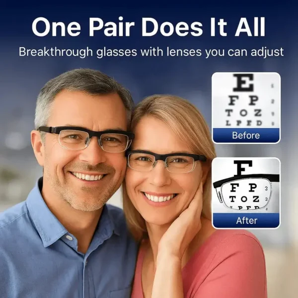 【ADJUSTABLE FOCUS GLASSES】See Every Moment Clearly With JUXEK™!