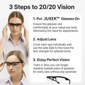 【ADJUSTABLE FOCUS GLASSES】See Every Moment Clearly With JUXEK™!