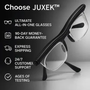 【ADJUSTABLE FOCUS GLASSES】See Every Moment Clearly With JUXEK™!