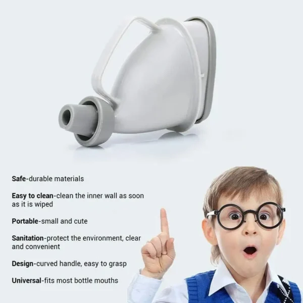 Alisanda Neutral Urinal Drainer & Travel Portable Emergency Toilet, Outdoor Camping Car Urinal Funnel