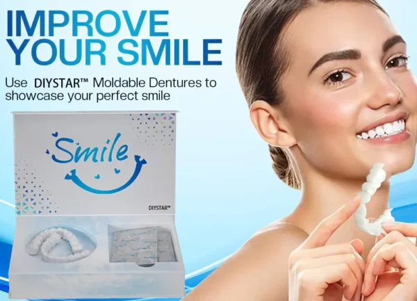 DIYSTAR™ Moldable Dentures – 1Set / 2Pcs