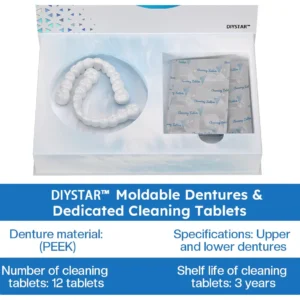 DIYSTAR™ Moldable Dentures – 1Set / 2Pcs