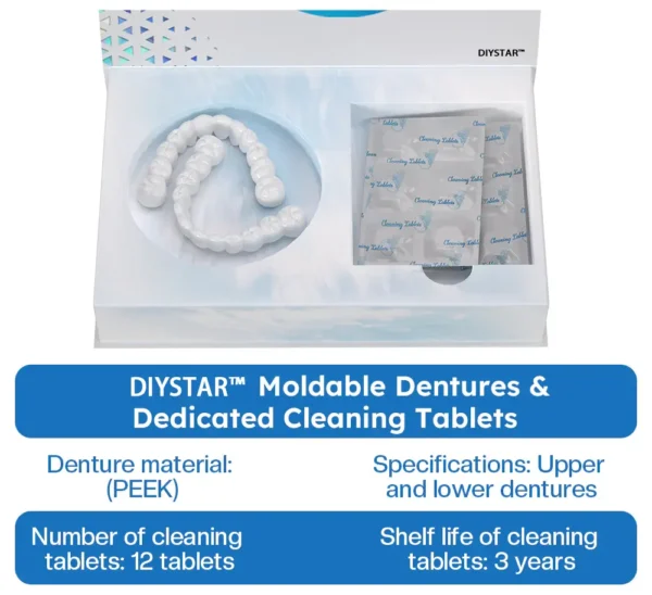 DIYSTAR™ Moldable Dentures – 1Set / 2Pcs