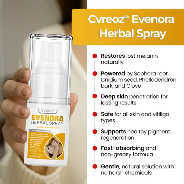 ⏰Last Day Promotion: 60% OFF🔥CVREOZ® Evenora Herbal Spray PRO