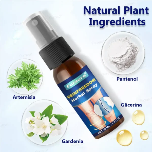 ✅✨Made and Shipped from the USA🌿Furzero® VeinFreedom Herbal Spray - MicroMist Therapy