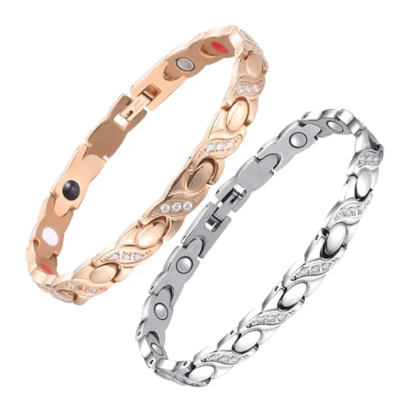 Timilk® MagnaCalm Copper Magnet Wellness Bracelet for Women