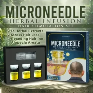 Flysmus® Microneedle Herbal Infusion Hair Stimulation Set