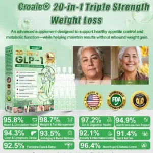 Croaie® 𝗚𝗟𝗣-𝟭 𝟐𝟎-𝐢𝐧-𝟏 𝐒𝐥𝐢𝐦& 𝑯𝒆𝒂𝒍𝒕𝒉𝐲 𝑶𝒓𝒂𝒍 𝑺𝒐𝒍𝒖𝒕𝒊𝒐𝒏