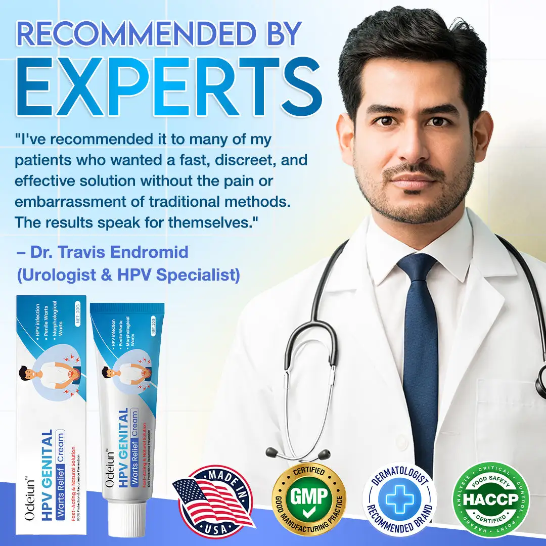 ✨ODEIUN™ HPV Genital Warts Relief Cream – Fast, Gentle & Private Care💪