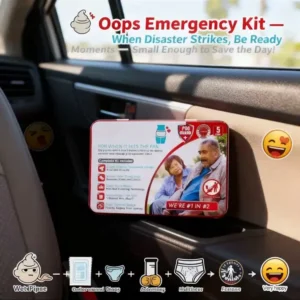 QIAWI™💩 Oops Emergency Kit – When Disaster Strikes, Be Ready
