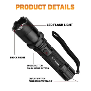 SUPTRUCK™ VoltGuard X95 Tactical 2in1 Stun & Flashlight