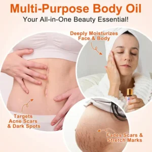 ✨ ODEIUN™ Organic Castor Oil Roll-On | Mess-Free Rose Quartz Glow Wand 🌿