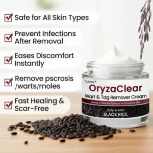 Cvreoz® OryzaClear Black Rice Botanical Keratin-Softening Cream