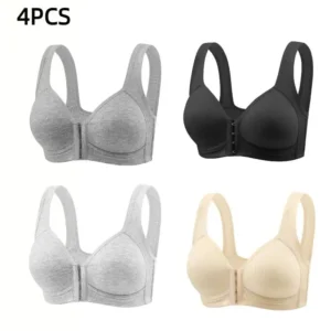 🔥Last Day 50% OFF|LBMLBM™ 4pcs-front-closure-push-up-bras