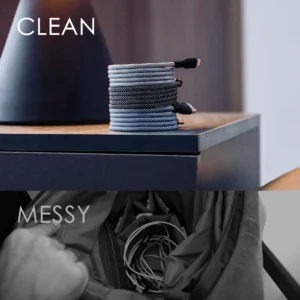 QIAWI™ Magnetic Anti-Tangle Charging Cable