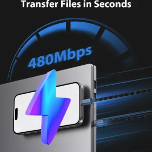 QIAWI™ Magnetic Anti-Tangle Charging Cable