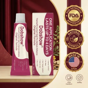 𝙇𝙞𝙢𝙞𝙩𝙚𝙙-𝙏𝙞𝙢𝙚 𝙊𝙛𝙛𝙚𝙧🔥 | Dobshow® ThermoFit Comfort Seal Pro Denture Adhesive