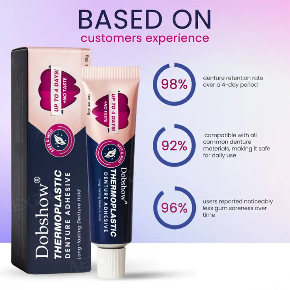 ๐ฅ๐๐๐ข๐๐ฉ๐๐-๐๐๐ข๐ ๐๐๐๐๐ง | Dobshowยฎ Thermoplastic Denture Adhesive