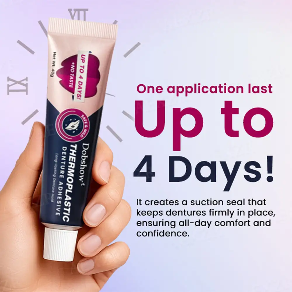 ๐ฅ๐๐๐ข๐๐ฉ๐๐-๐๐๐ข๐ ๐๐๐๐๐ง | Dobshowยฎ Thermoplastic Denture Adhesive