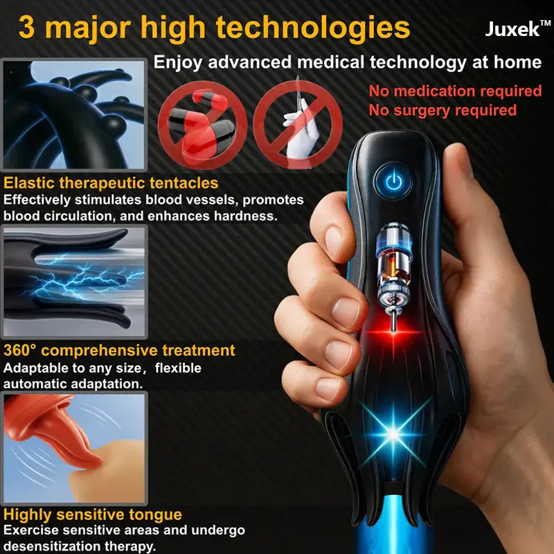 🎁 Juxek™ Penis massage trainer — Treat ED & PE. Boost stamina, size, and control