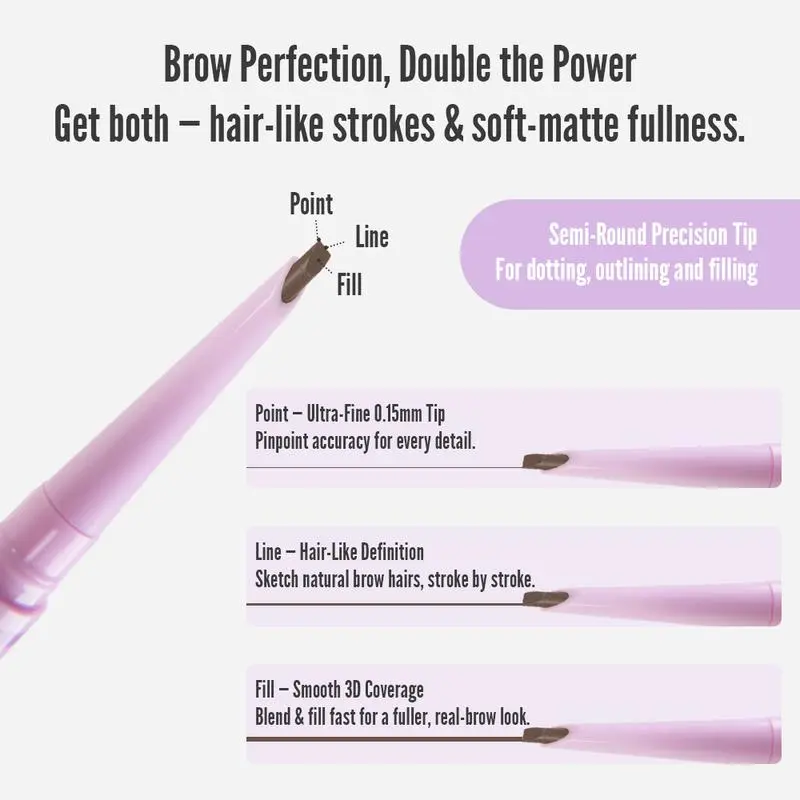【🔥Final 3 hours 50% off】TAILEDEN™ 3‑in‑1 Brow Wonder — The Only Brow Tool You’ll Ever Need