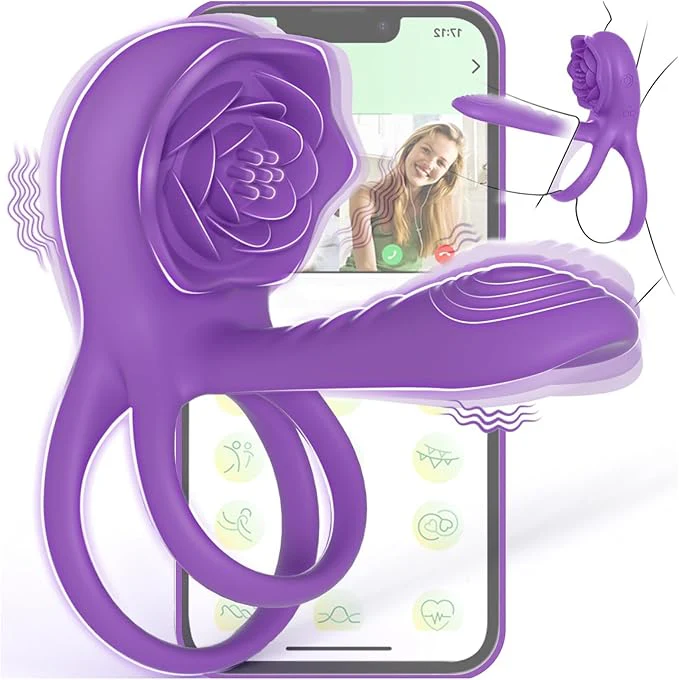 Juxek™ The Ultimate Tongue Licking & Sucking Rose Vibrator