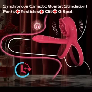 Juxek™ The Ultimate Tongue Licking & Sucking Rose Vibrator