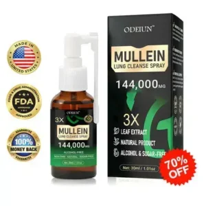 ODEIUN® 3X Concentrated Mullein Lung Cleanse Spray