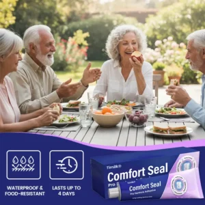🔥 LIMITED SPECIAL OFFER 🔥 Timilk® Comfort Seal Pro Denture Adhesive🦷💜FDA Certified (Clinically Proven 96-   Hour Lock Hold for   Secure, Comfortable &   Zinc-Free Denture Fit) (Copy)