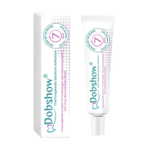 Apply Once, Last 7 Days! Get Dobshow® Thermoplastic Denture Adhesive Now.