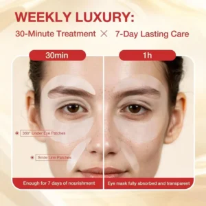 LBMLBM™ Collagen Peptide Lifting Eye Masks – Smooth Wrinkles & Brighten Tired Under-Eyes Fast