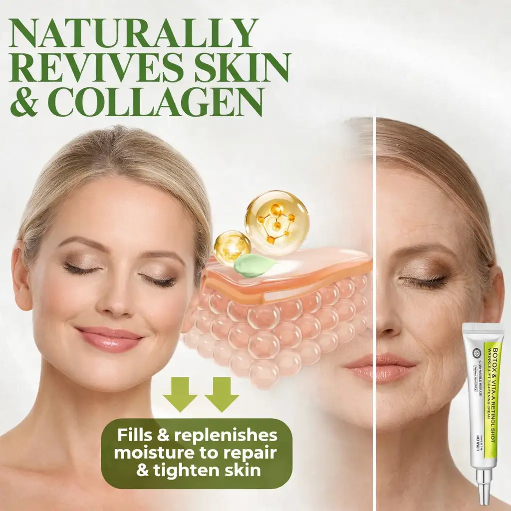 👏🌿Proudly Made in the USA💫LBMLBM® Advanced Peptide Botox-Style + Vita-A Retinol Lifting Renewal Cream – Today Only 70% OFF