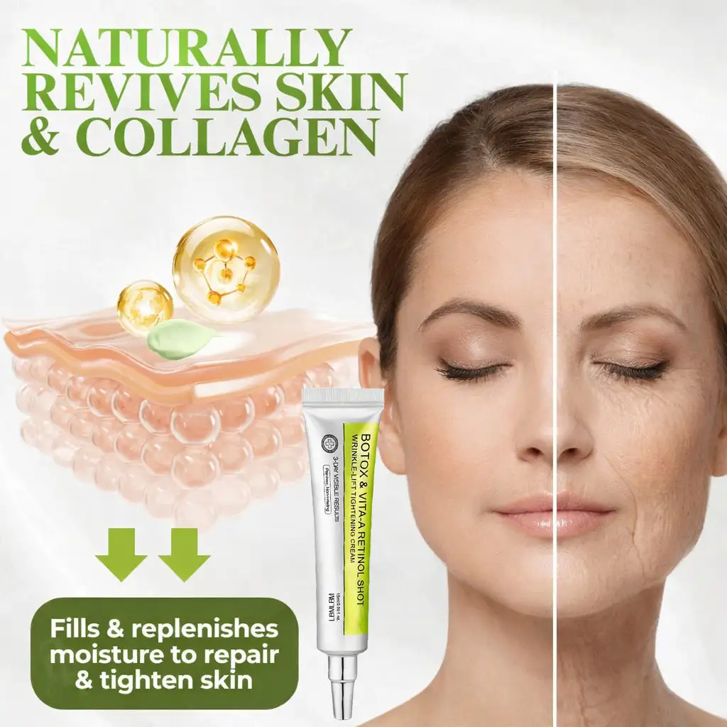 👏🌿Proudly Made in the USA💫LBMLBM® Advanced Peptide Botox-Style + Vita-A Retinol Lifting Renewal Cream – Today Only 70% OFF