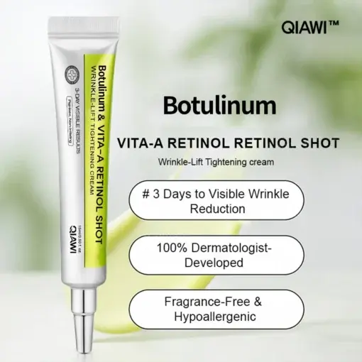 QIAWI™ Botulinum Vita-A Retinol Shot Wrinkle-Lift Tightening cream