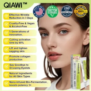 QIAWI™ Botulinum Vita-A Retinol Shot Wrinkle-Lift Tightening cream