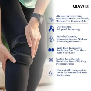 QIAWI® Knee Stabilizer Relieves Arthritic Knee Pain