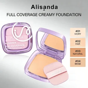 🌸Alisanda™ Always On Full Coverage Foundation Cream|24H Long Lasting Waterproof Matte Full Coverage Foundation