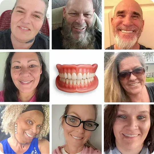 🔥🔥Ends Today: 70% OFF!🦷 ROSOPL™ Custom-Fit Full Functional Dentures Make you more confident