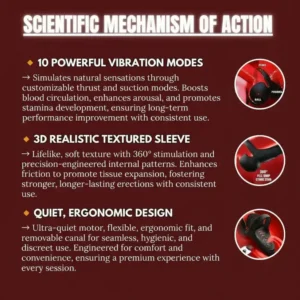 💥New on sale 2026 💞 Histone™ Vibrating Electric Male Masturbation Lock Ring (Charging)