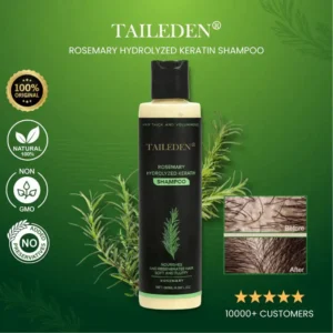 TAILEDEN® Rosemary Hydrolyzed Keratin Shampoo – Gentle Daily Scalp Care for Dry, Sensitive Scalp