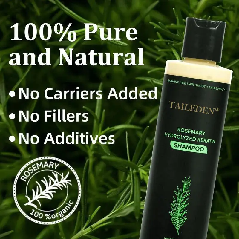 TAILEDEN® Rosemary Hydrolyzed Keratin Shampoo – Gentle Daily Scalp Care for Dry, Sensitive Scalp