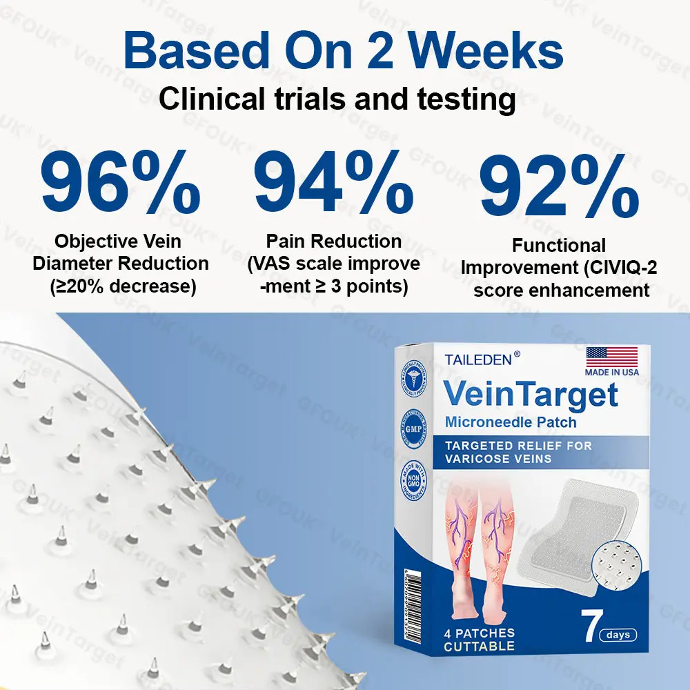 😻TAILEDEN® VeinTarget Microneedle Patch⚡Instant Relief, Long-Term Results