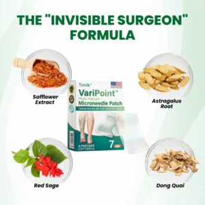 Timilk® VariPoint™ Phyto-Vascular Microneedle Patch